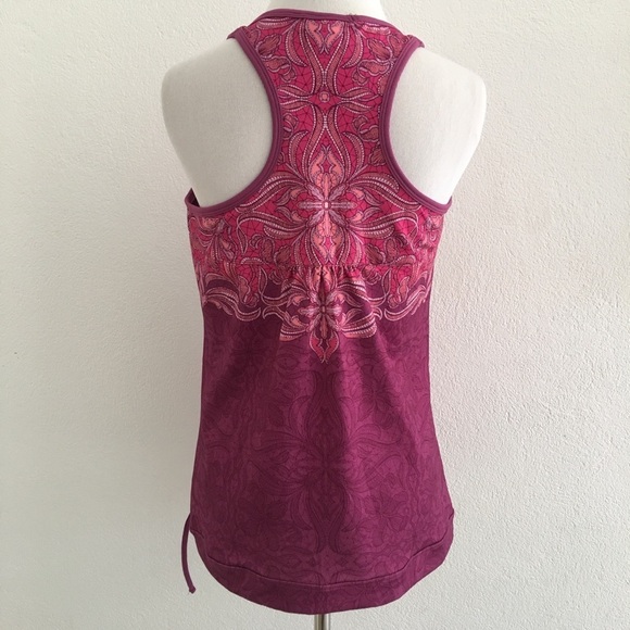 Athleta Purple Floral Tinker Tank Top Size M - Picture 5 of 7
